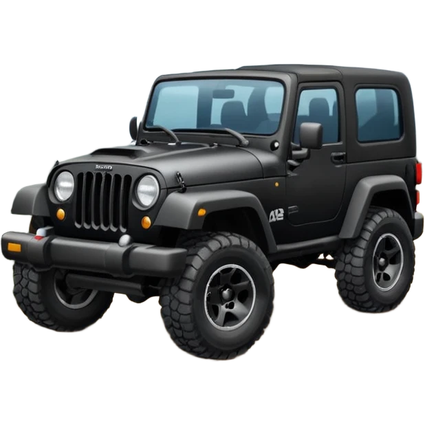 black jeep emoji