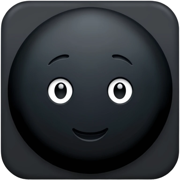 Punto negro emoji