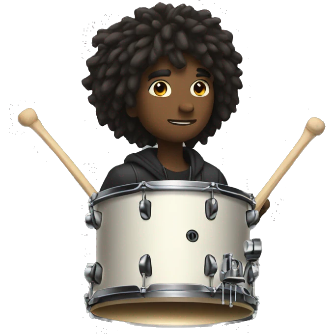Drum and bass emoji