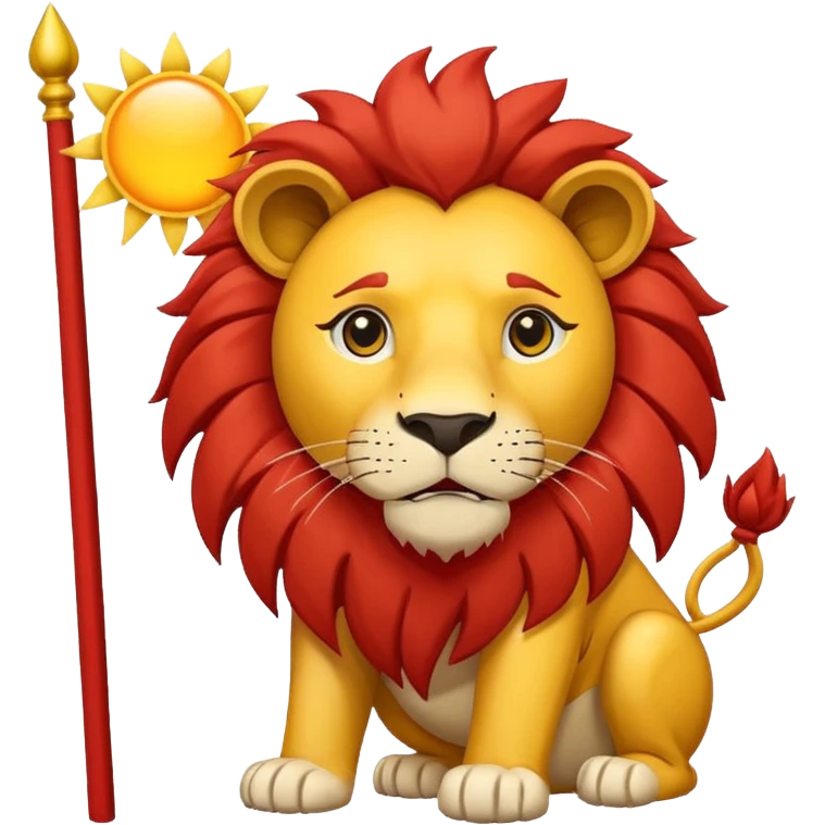 Please create the Lion and Sun flag? emoji