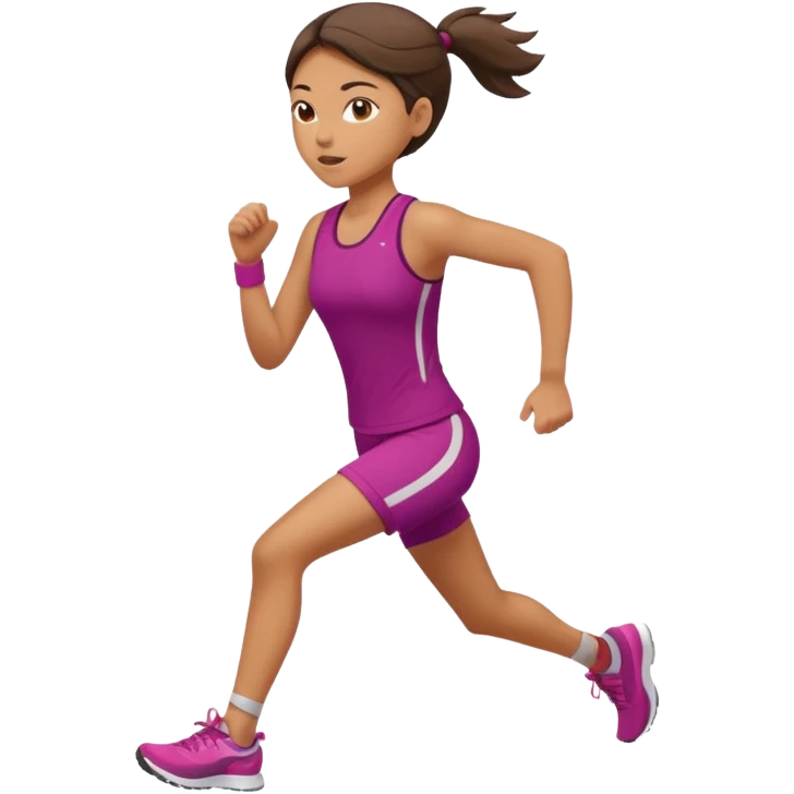 girl running emoji