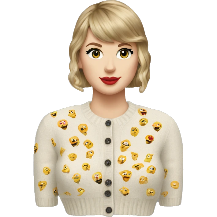 Taylor swift folklore cardigan emoji