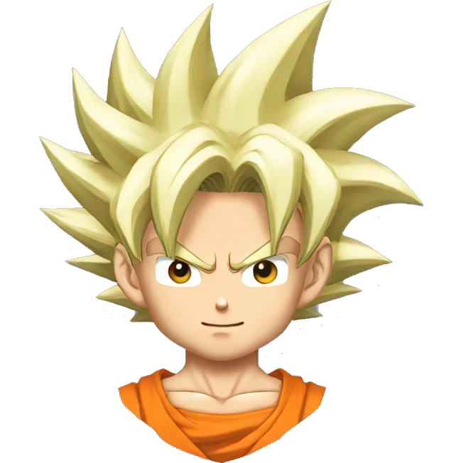 Goku from dragon ball z emoji