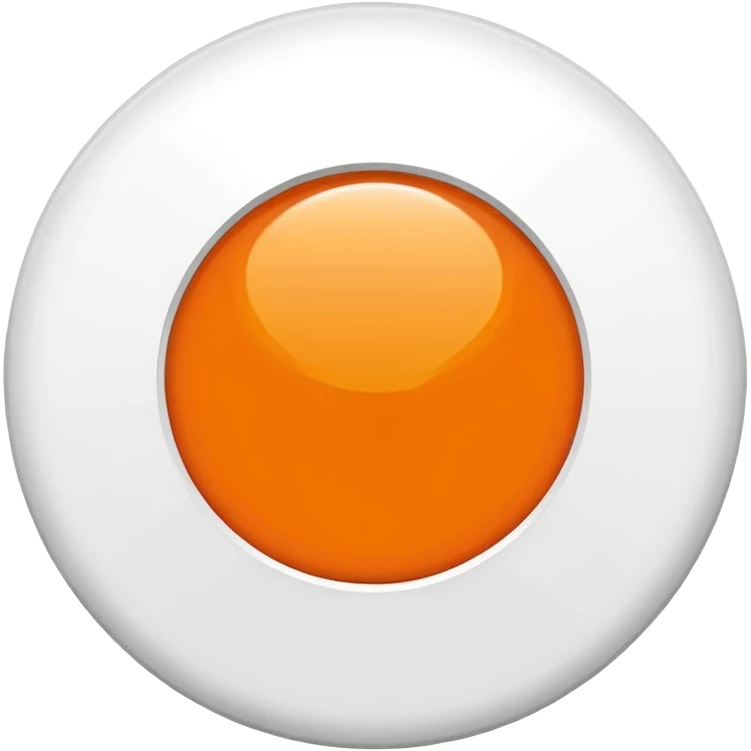 Make a flag in which fully white and in centre a circle of color orange emoji