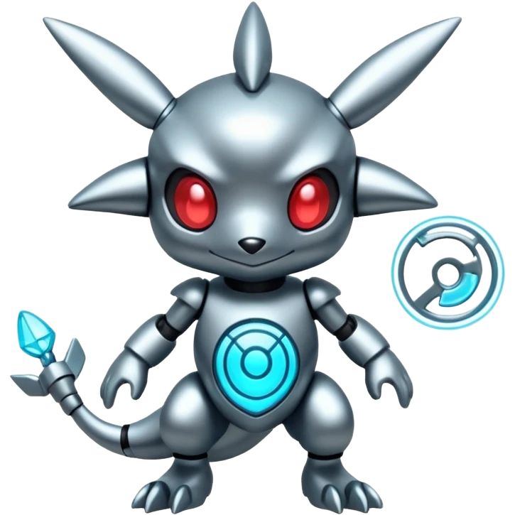 tiny cyber pokemon full body emoji