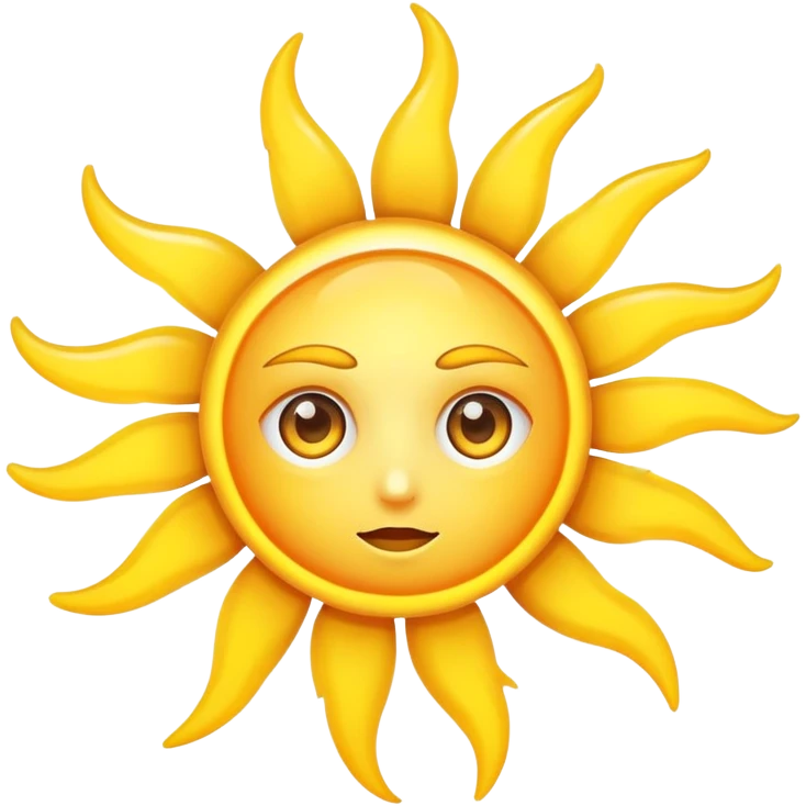 Sun eyes emoji