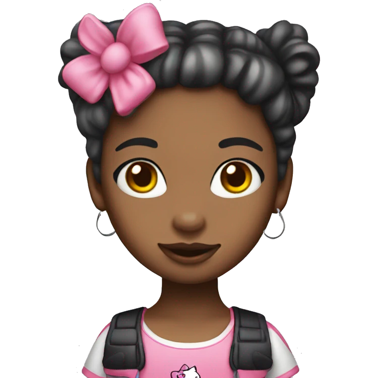  Hello kitty girl emoji