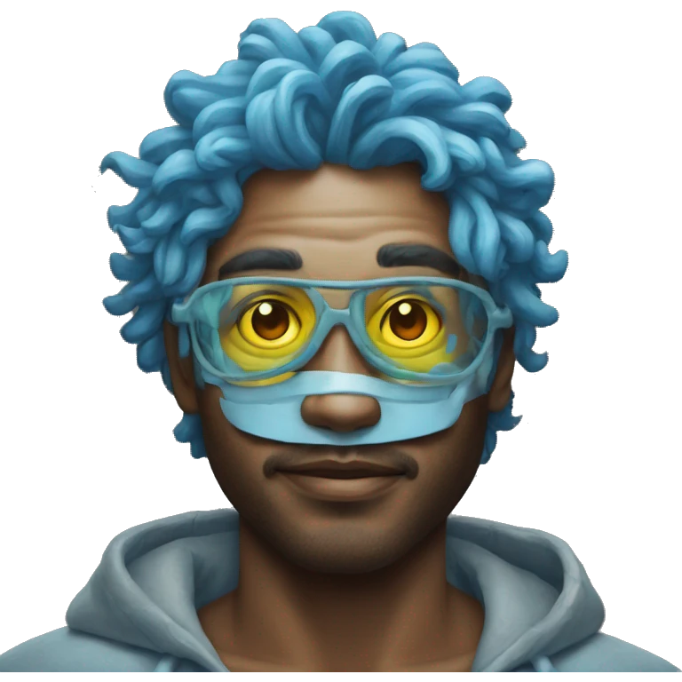 Arte, lienzo, pintura neón  emoji