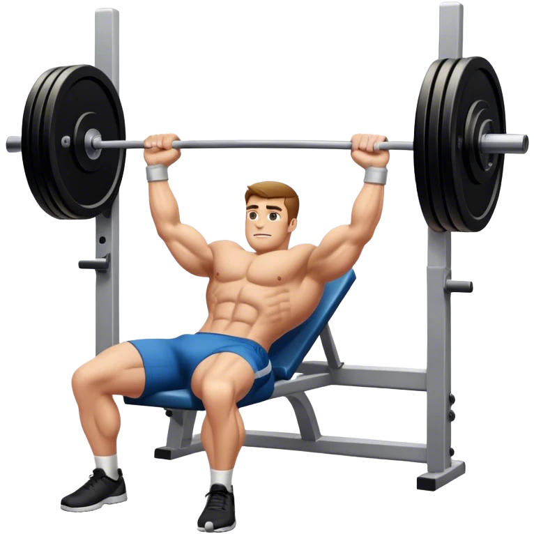 close-grip flat-benchpress emoji