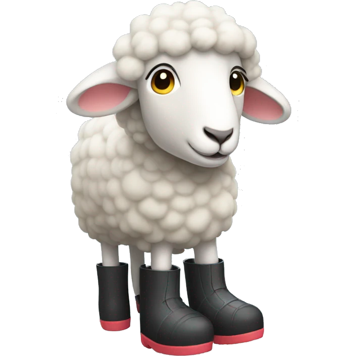 Profile Sheep with rain boots emoji