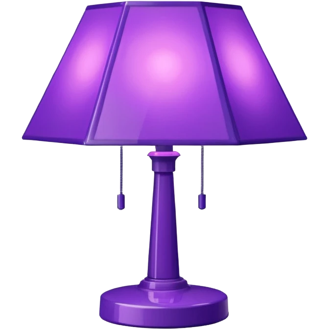 80s purple lighting lamp emoji
