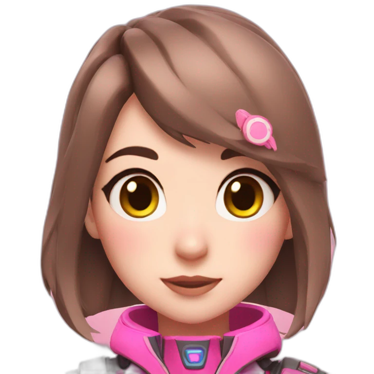 Dva from overwatch emoji