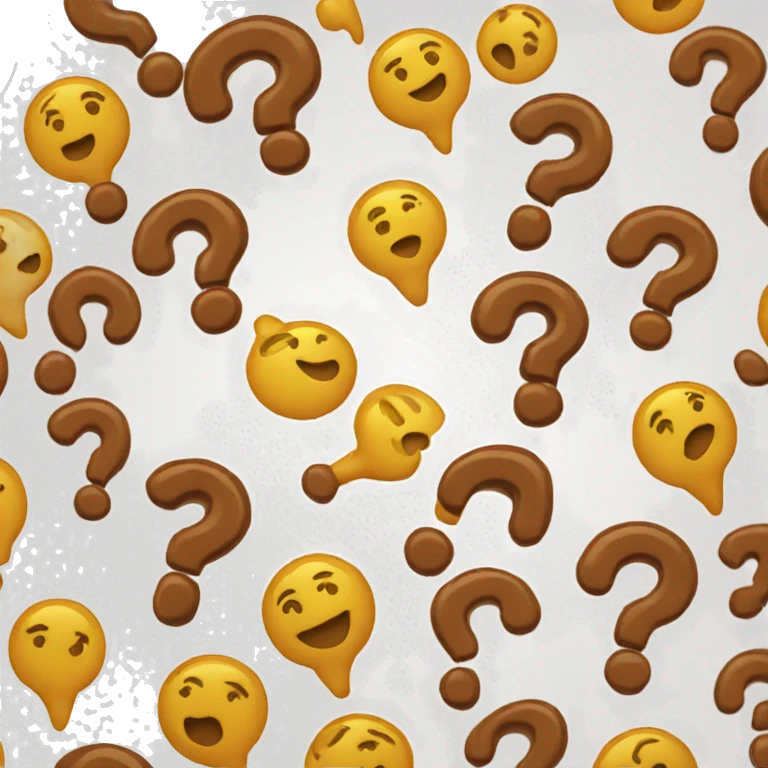 question marks emoji