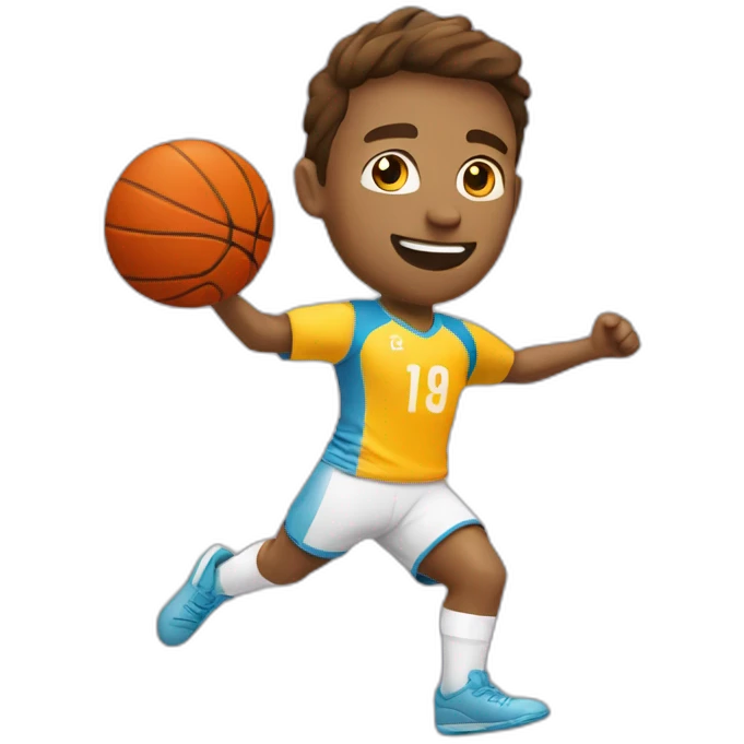 handballeur qui saute emoji