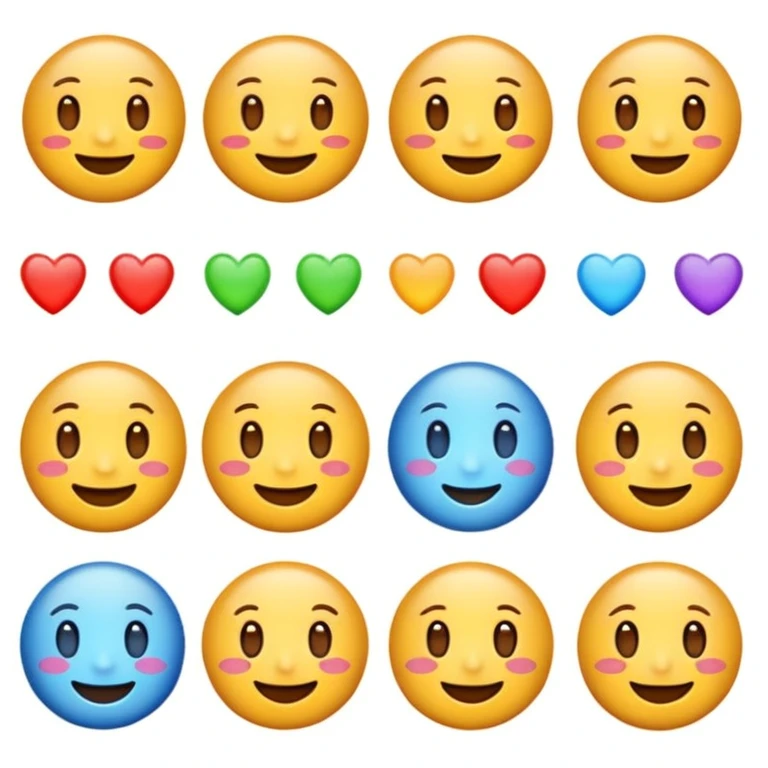 Cute list of emoji emoji