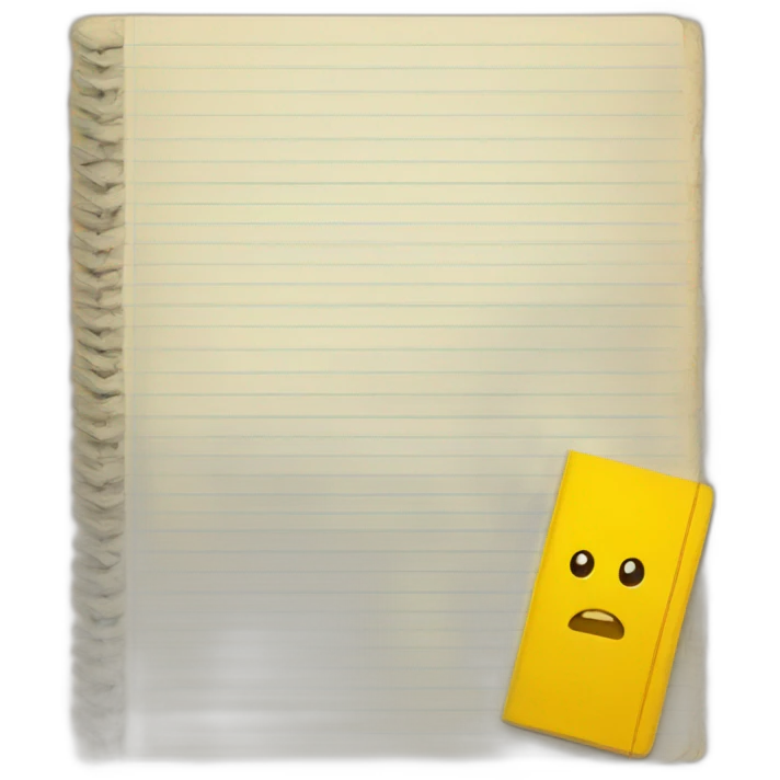 Yellow Notebook emoji