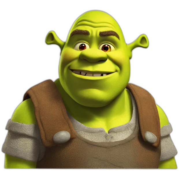 Shrek in Mario emoji