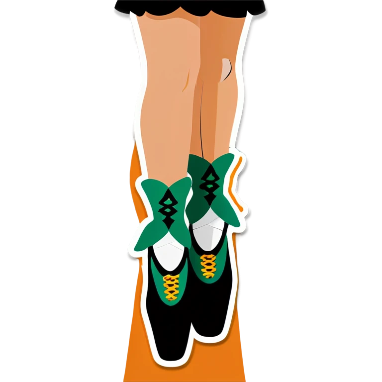Irish dancer shoes￼ emoji
