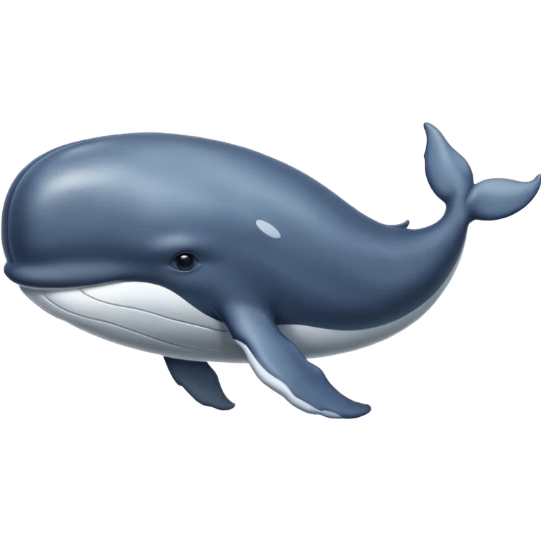 Whale, full body emoji
