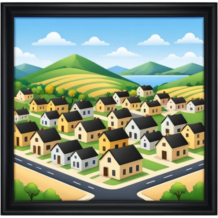 pequeño pueblo emoji