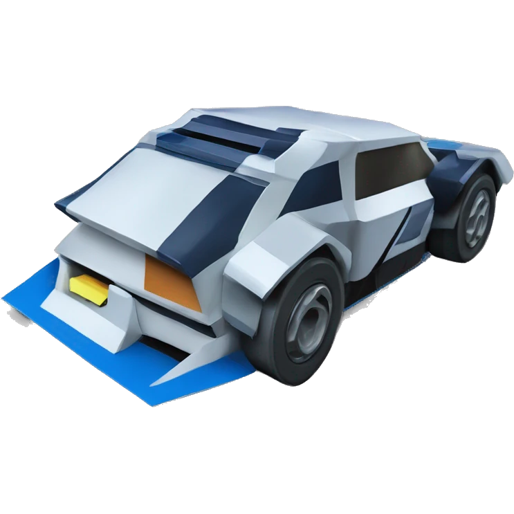 Darktrooper pearl-blue Card stock Papercraft fr-s racecar emoji