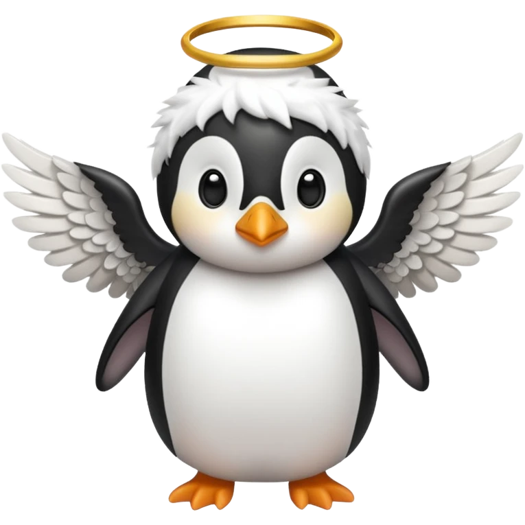 penguin angel emoji