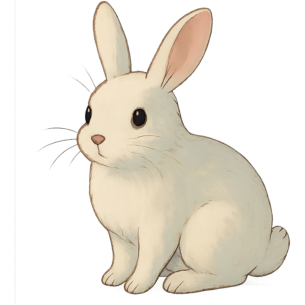 white rabbit emoji