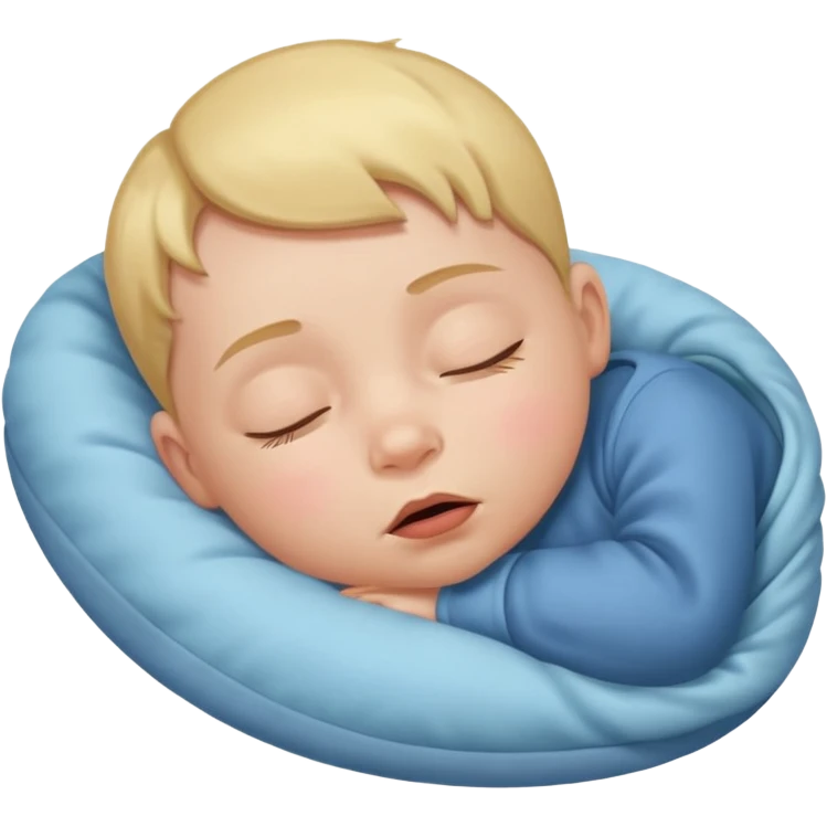 Baby and sleepy emoji