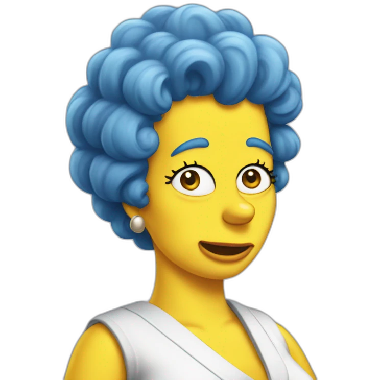 Marge Simpson emoji