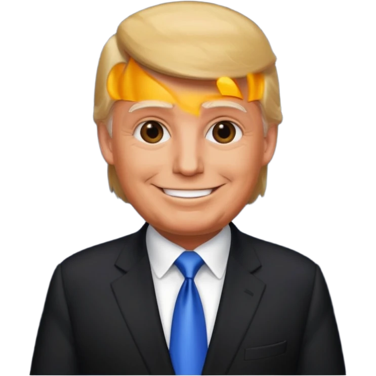 Trump looking sexy emoji