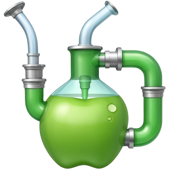 classic water pipe bong apple style emoji emoji