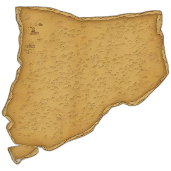old paper map emoji