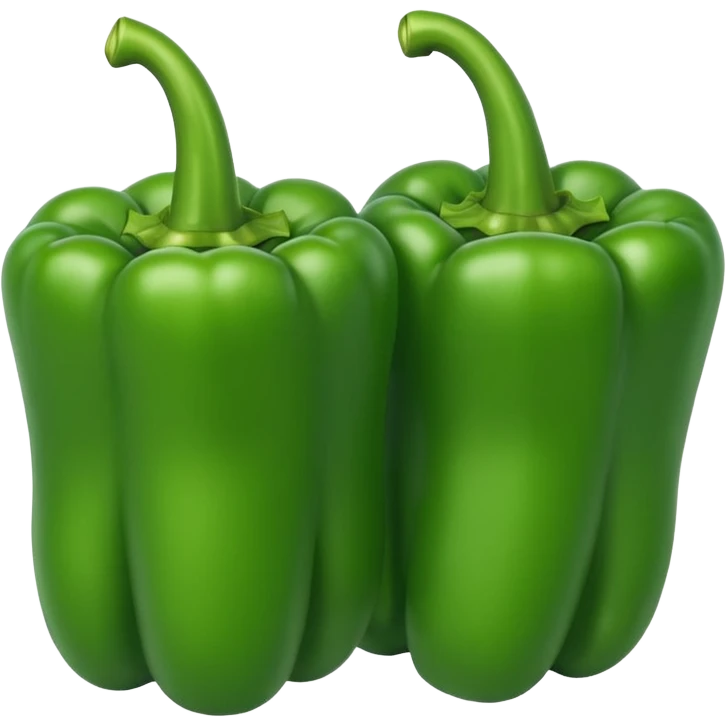 green Bell Peppers
 emoji