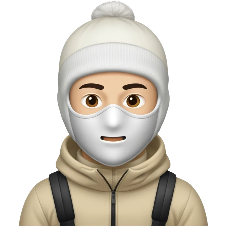 Guy with ski mask on  emoji