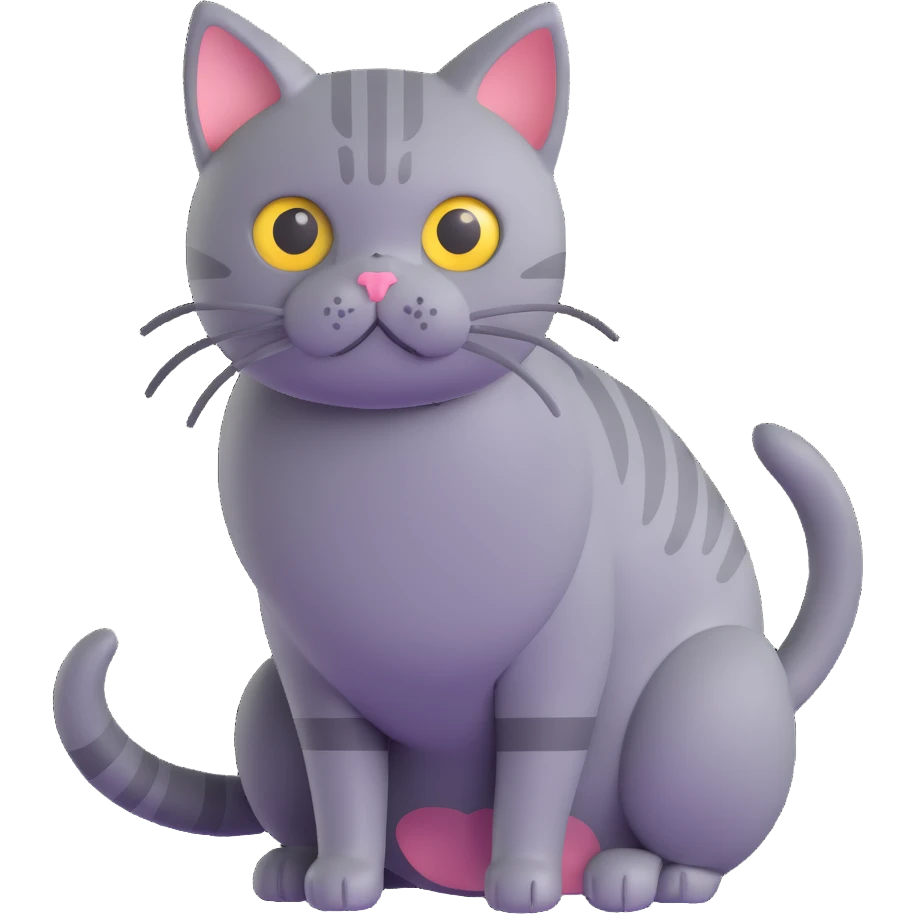 gray cat emoji