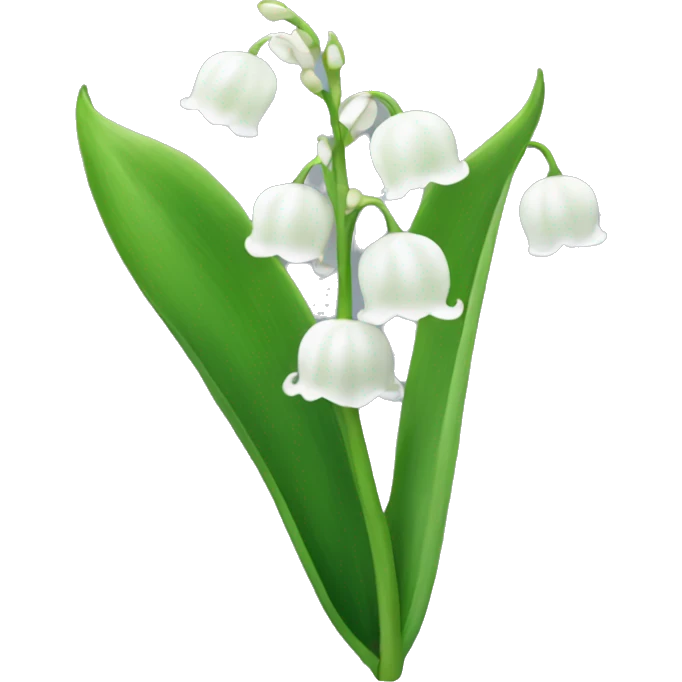 lilly of the valley flower emoji