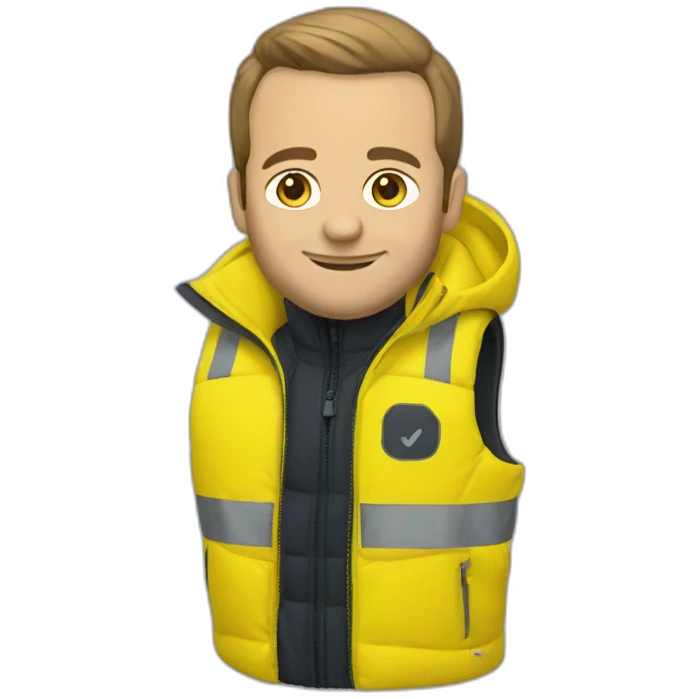Macron gilet jaune emoji