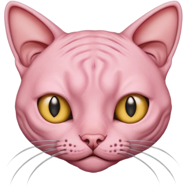 Hairless cat emoji
