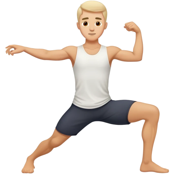 full side splits white male emoji
