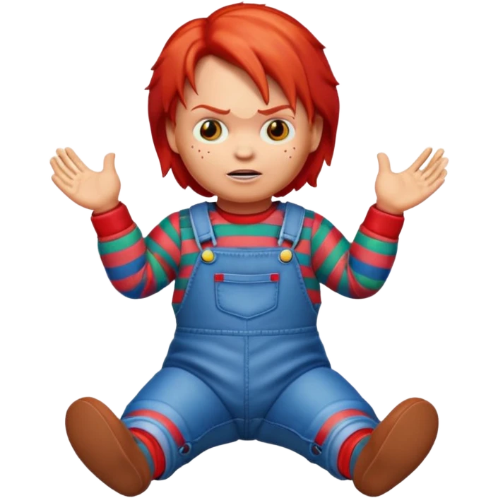 Un emojin de chuky emoji