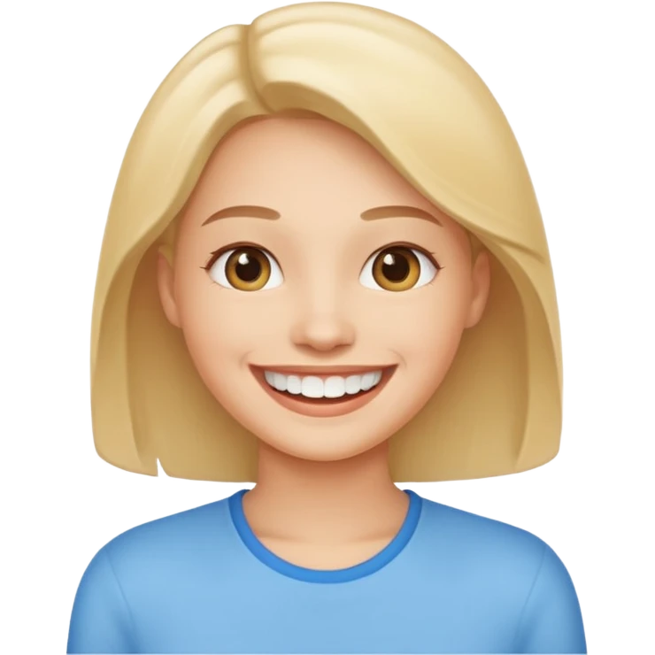 Здоровая улыбка emoji