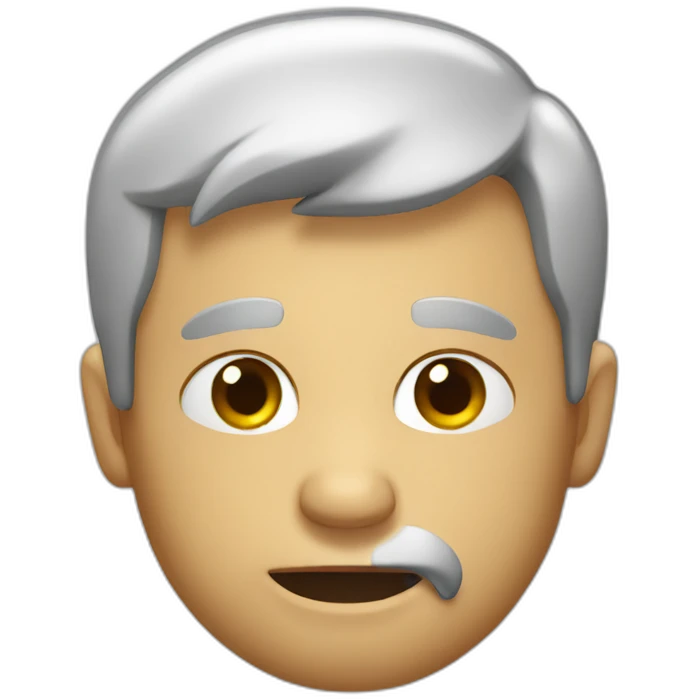 too drunk man emoji