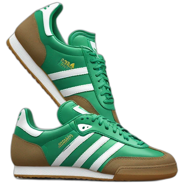 Adidas samba shoe classic emoji