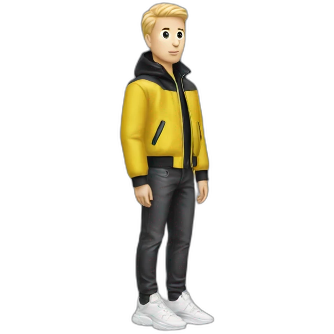 man in Balenciaga emoji