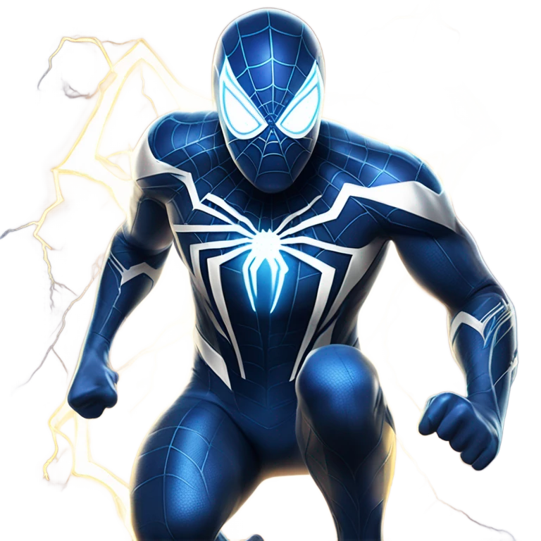 Lightning Spider-Man emoji