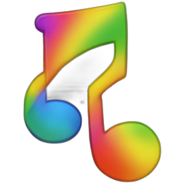 Jonathan Toews as rainbow musical note on sheet  emoji
