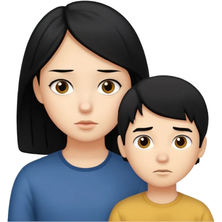 black hair girls ignore boy with blond hair emoji