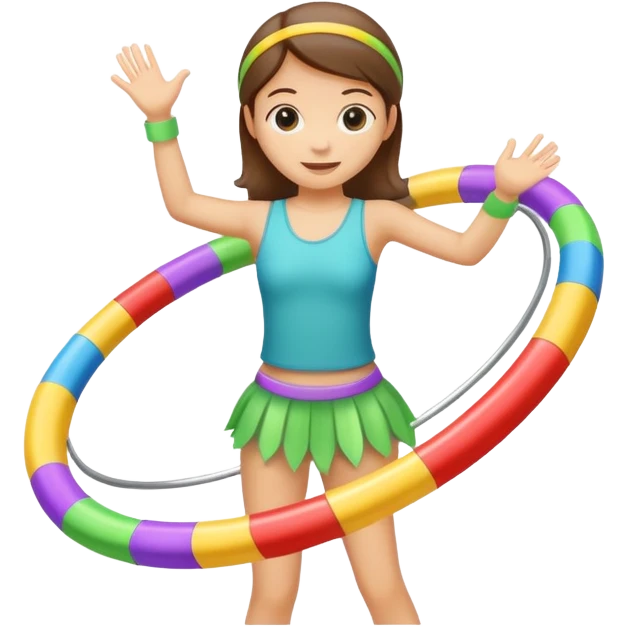 Hula hoop emoji