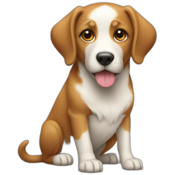 CHAT SUR UN CHIEN emoji