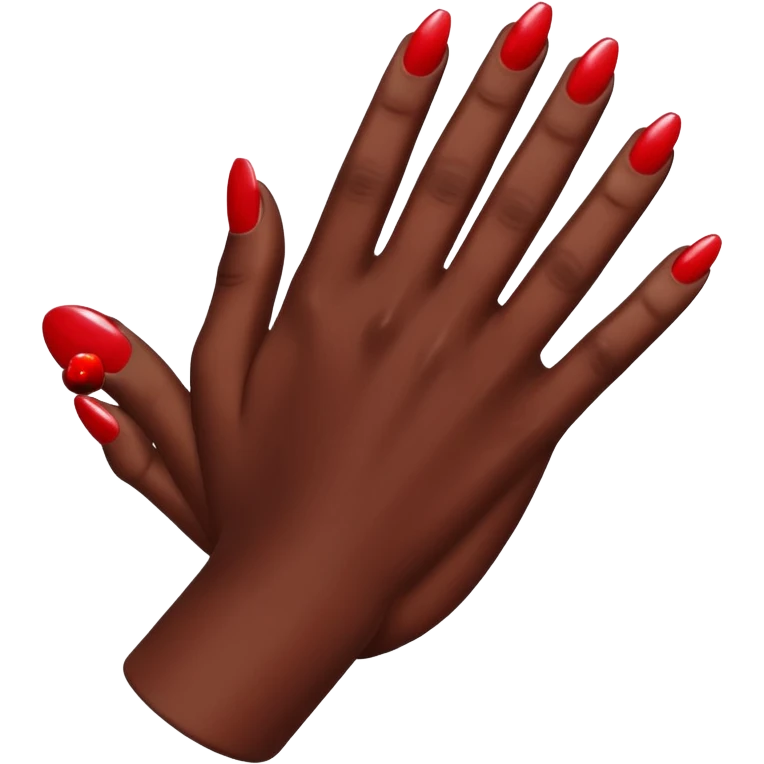 Emoji like this 💅🏾 but with cherry red nail polish  emoji